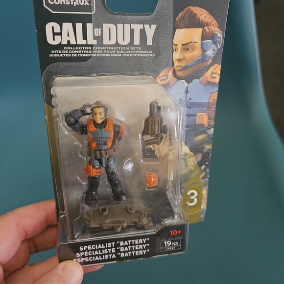 2018 NIP Mega Construx Call Of Duty Specialist "Battery" Figure 19 Pieces - Picture 2 of 4
